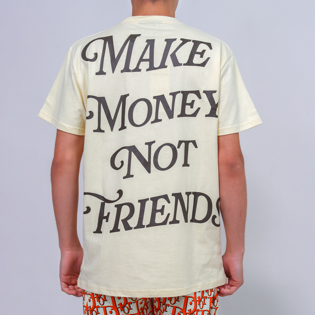 Make Money Not Friends T-Shirt Mocha