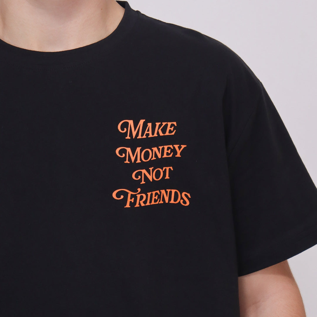 Make Money Not Friends T-Shirt Orange